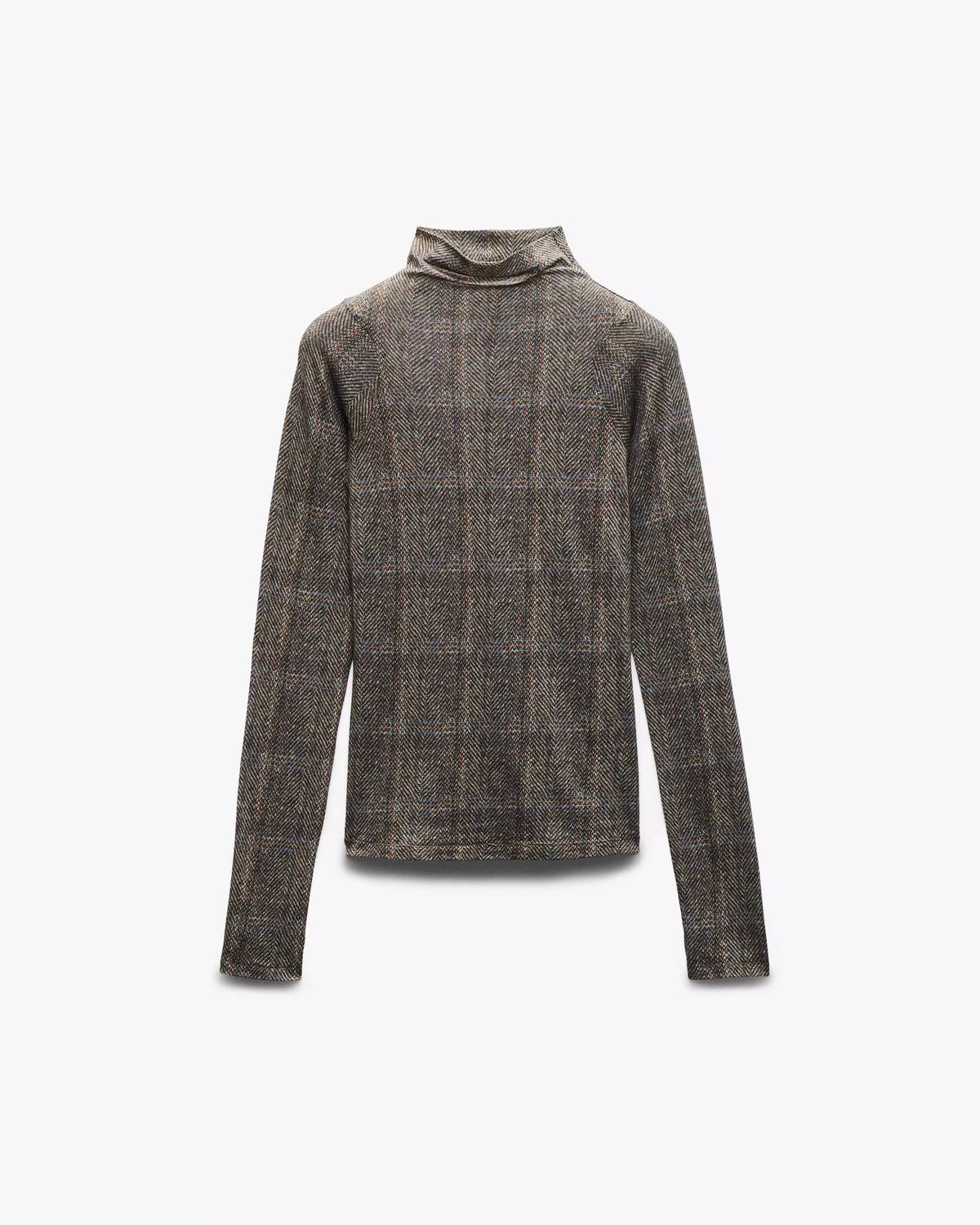 Rag & Bone - Shaw Paneled Long Sleeve Turtleneck Tee