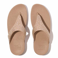 Fitflop - Women's Lulu Crystal Embellished Toe Post Sandals