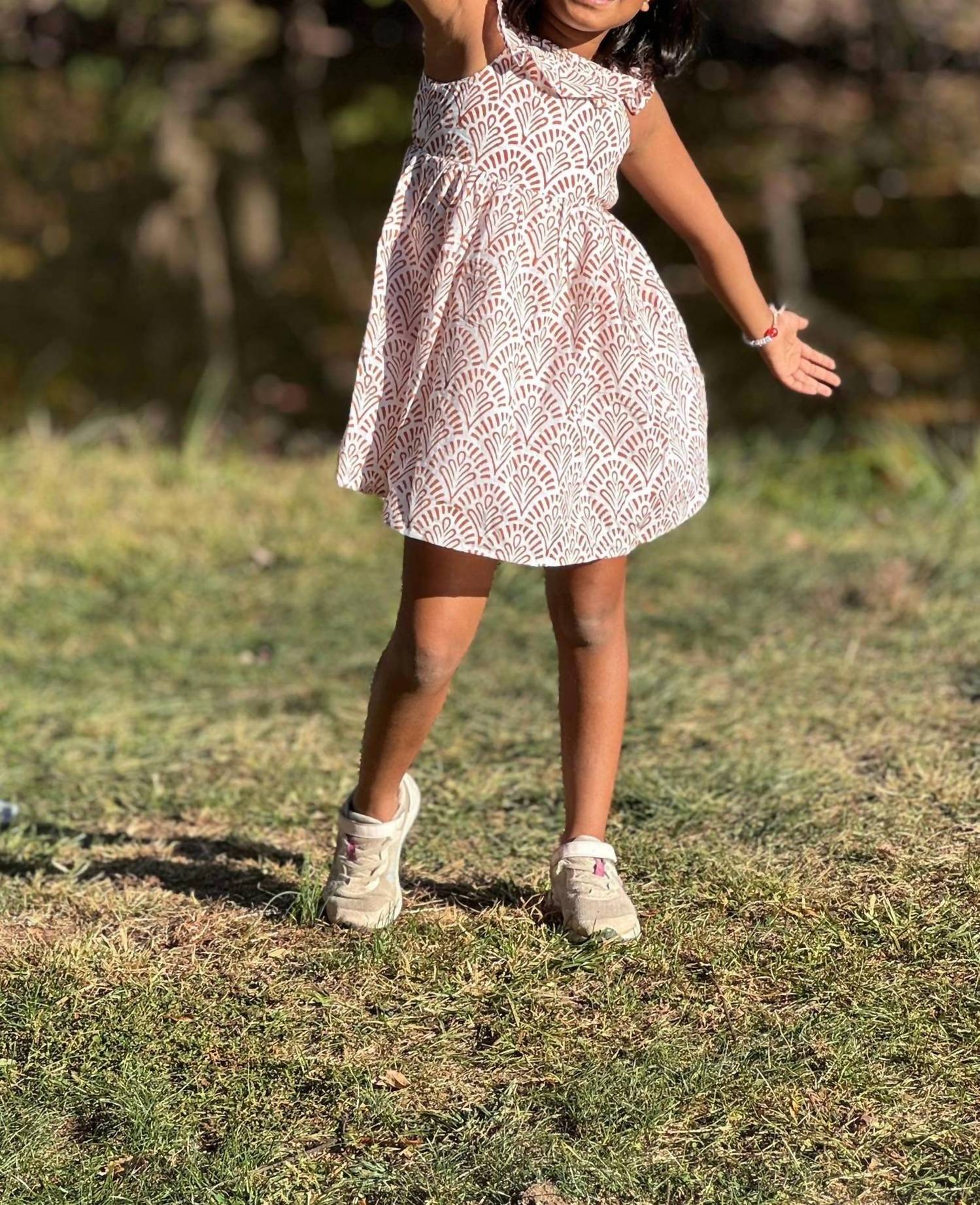 Meerahi - Block Printed Dress With Pocket