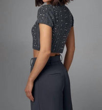 Sundayup - SIMONE BEADED SWEATER TOP