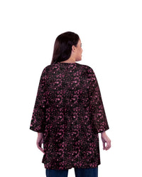 On The Plus Side - Aurora Pleated Tunic - Plus