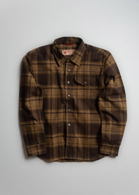 Iron & Resin Men's Slab Shirt in brown - men's shirt - view 5