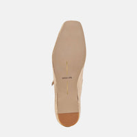 Dolce Vita Women's Reyes Mary Jane Ballet Flats in gold distressed leather - women's flats - view 9