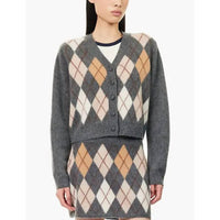 Frame - Brushed Argyle Skirt
