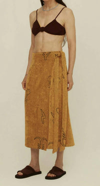 OAS Terry Skirt in tattoo bay - women's swimwear
