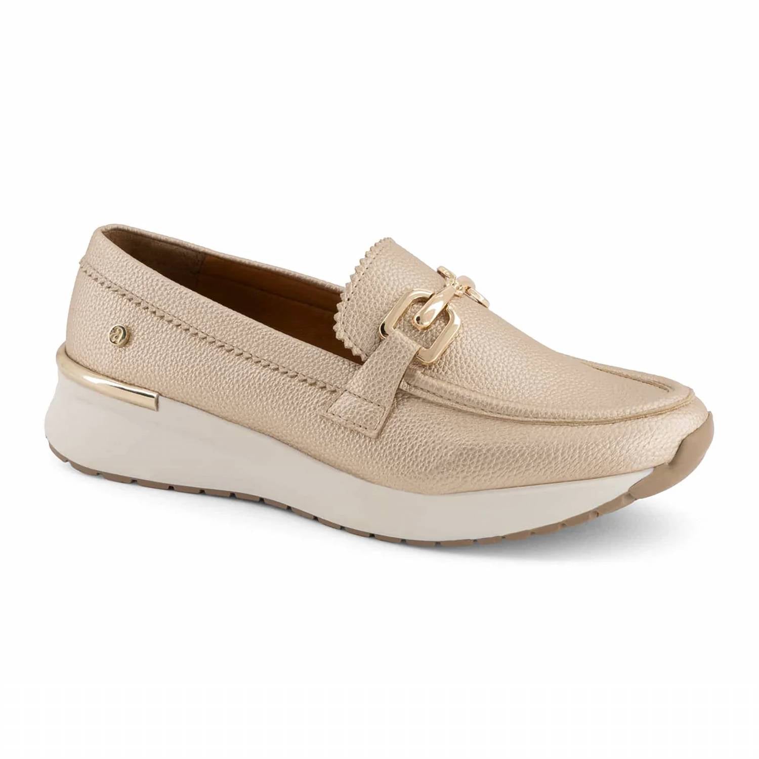Andrea - Women's Buckle Wedge Loafer