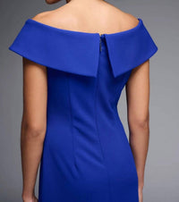 Joseph Ribkoff - Off The Shoulder Scuba Crepe Sheath Dress