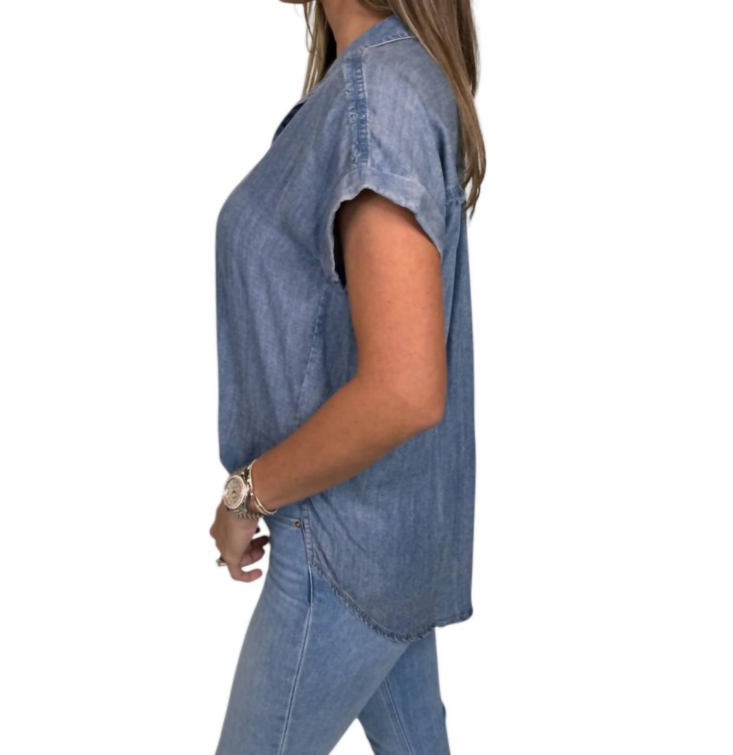 Splendid - Kathryn Short Sleeve Shirt