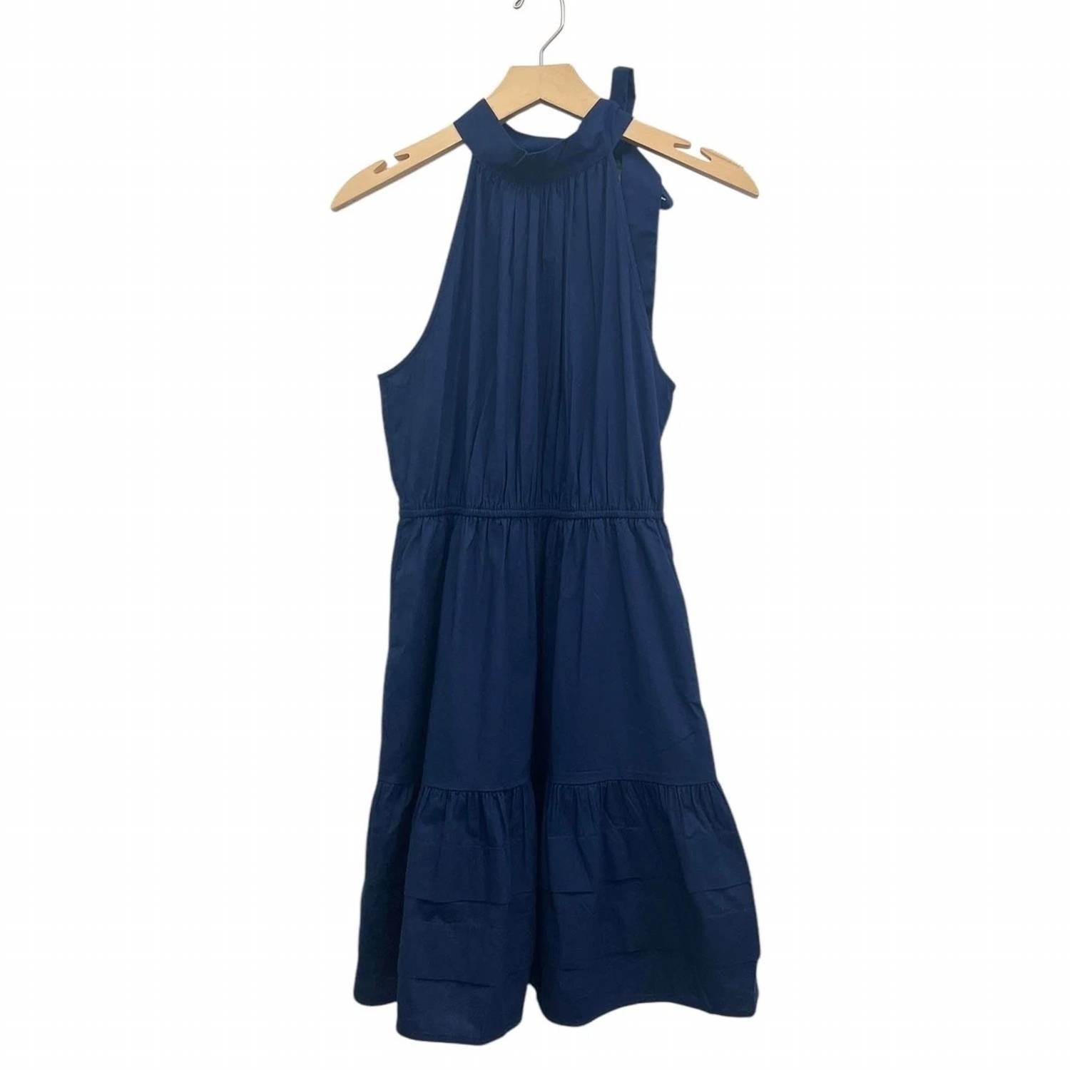 J.Crew - Poplin Halter-neck Mini Dress