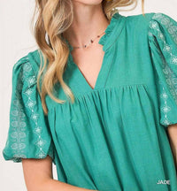 Umgee - Embroidered Dress