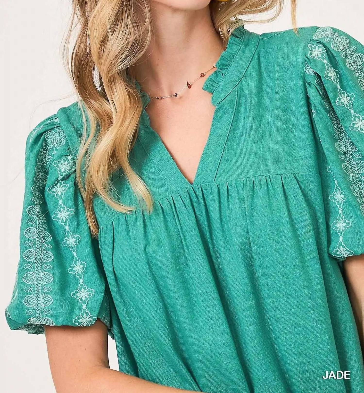 Umgee - Embroidered Dress