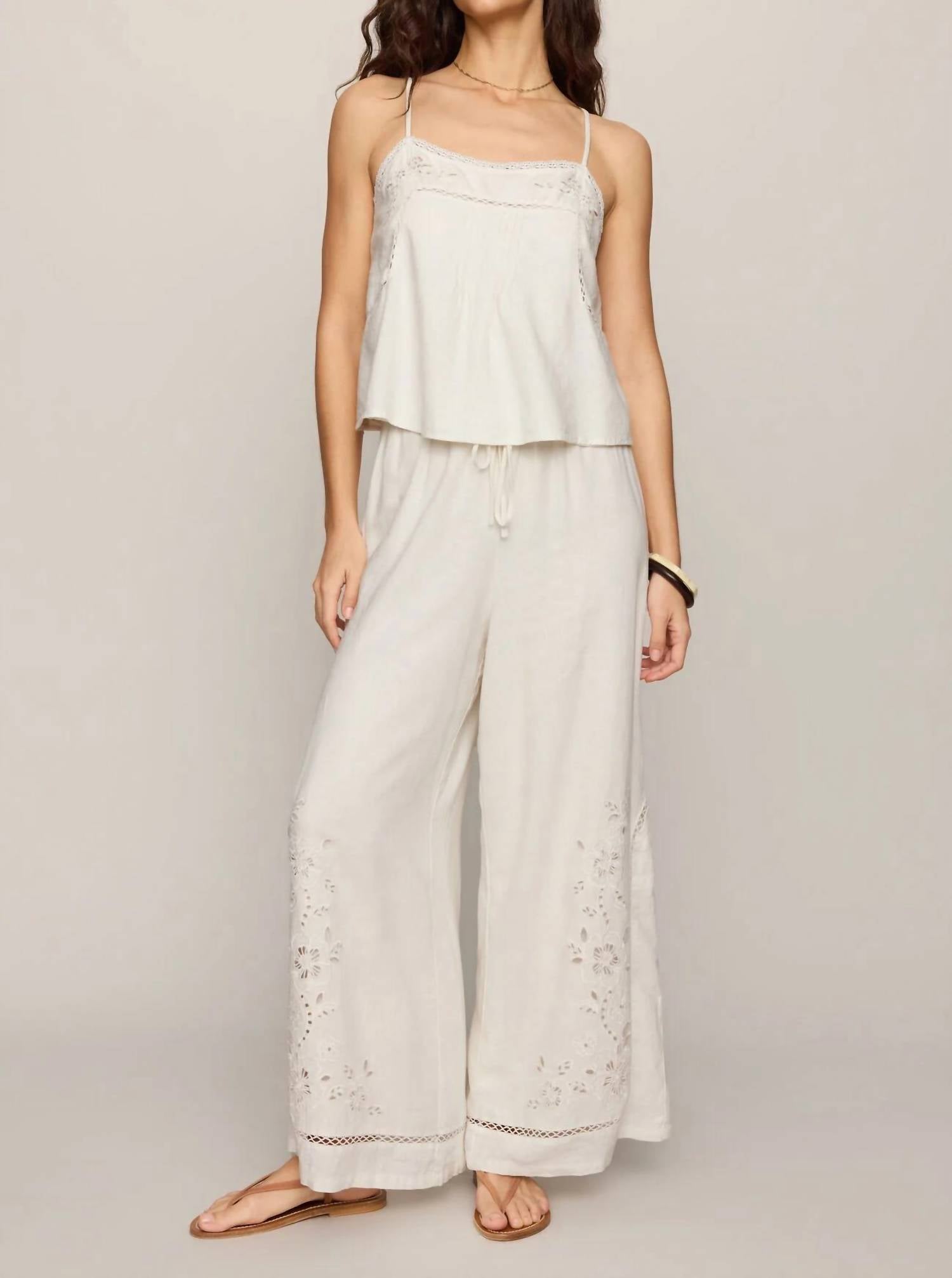 Z Supply - Lille Embroidered Woven Tank Top