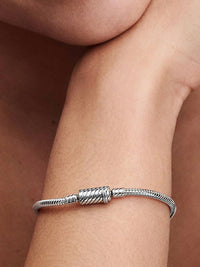 Pandora - Women's Easy-close Magnetic Clasp Snake Chain Bracelet