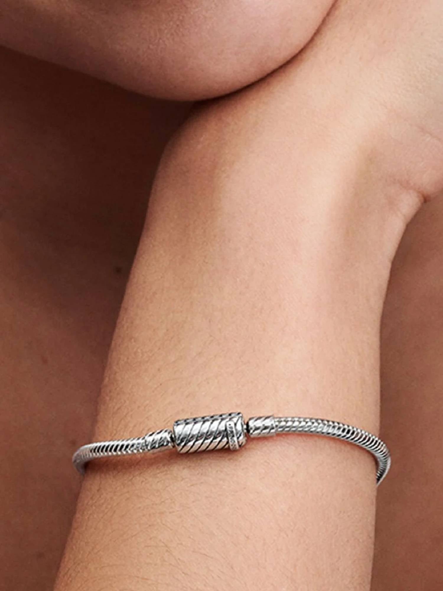 Pandora - Women's Easy-close Magnetic Clasp Snake Chain Bracelet
