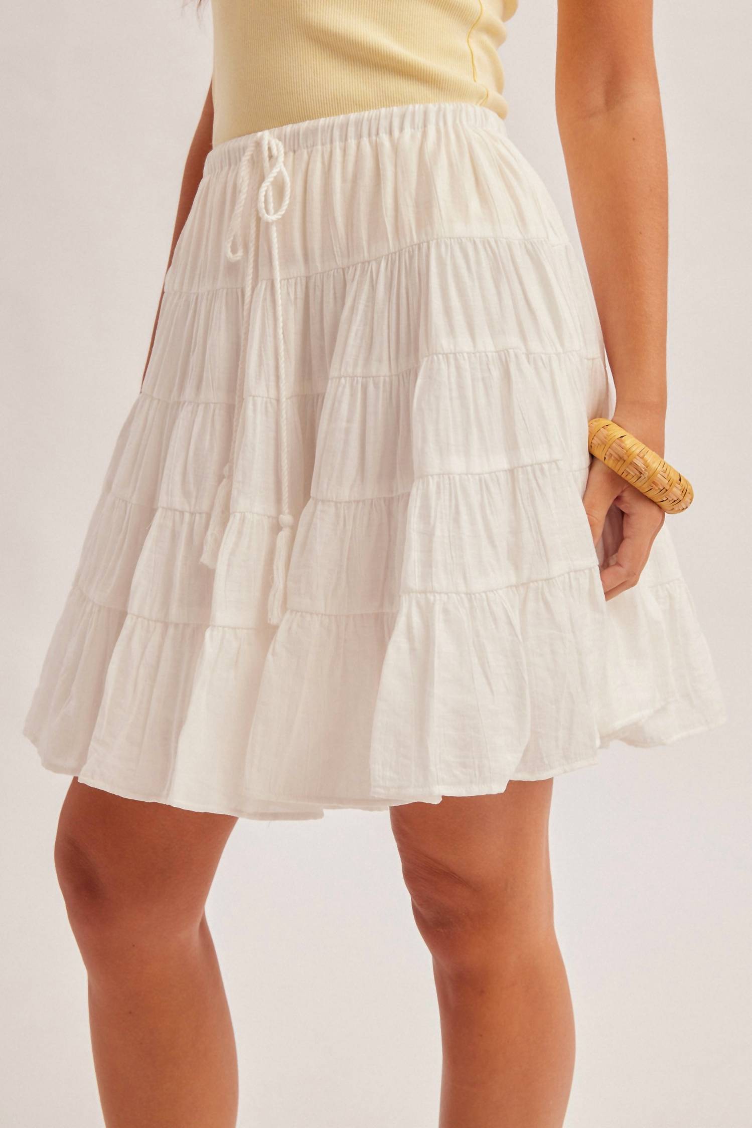 Hem & Thread - Women's Tiered Midi Skirt