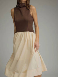 Entro - Melody Two Tone Midi Dress