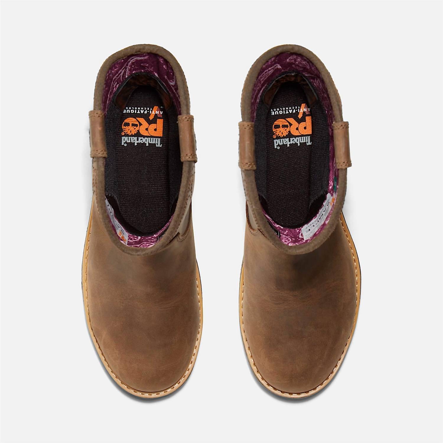 Timberland - Women's Ashlar Pull On Alloy Toe Waterproof Work Boots