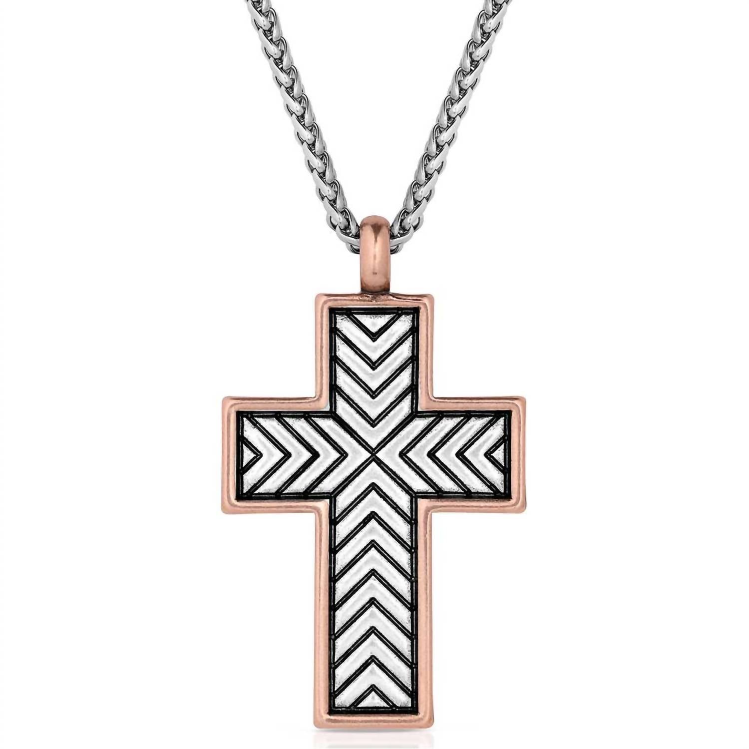 Montana Silversmiths - Men's Faithful Destiny Cross Necklace