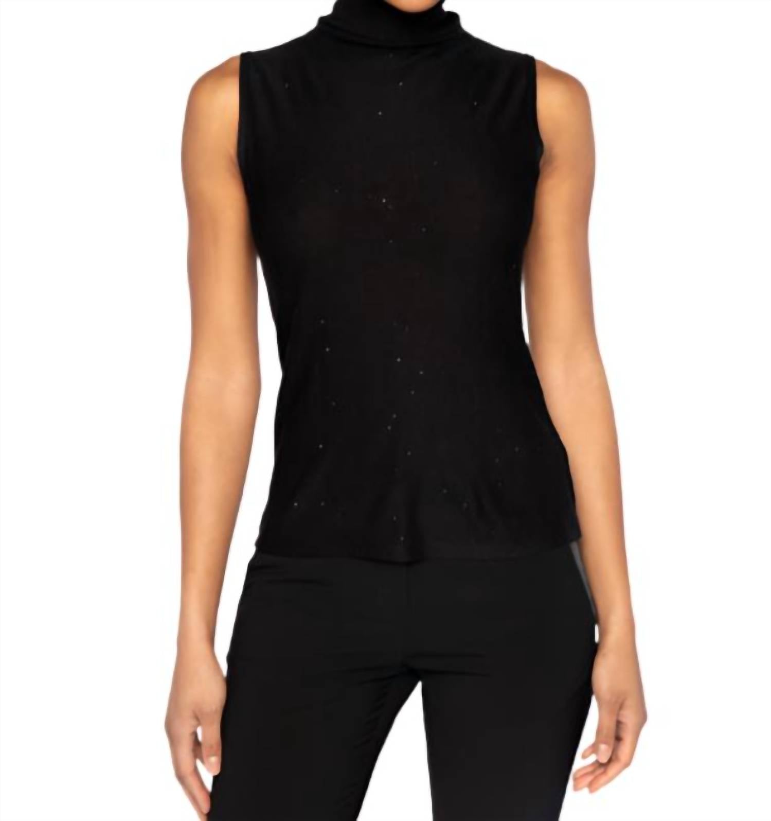 Kinross - Sequin Sleeveless Funnel Tank