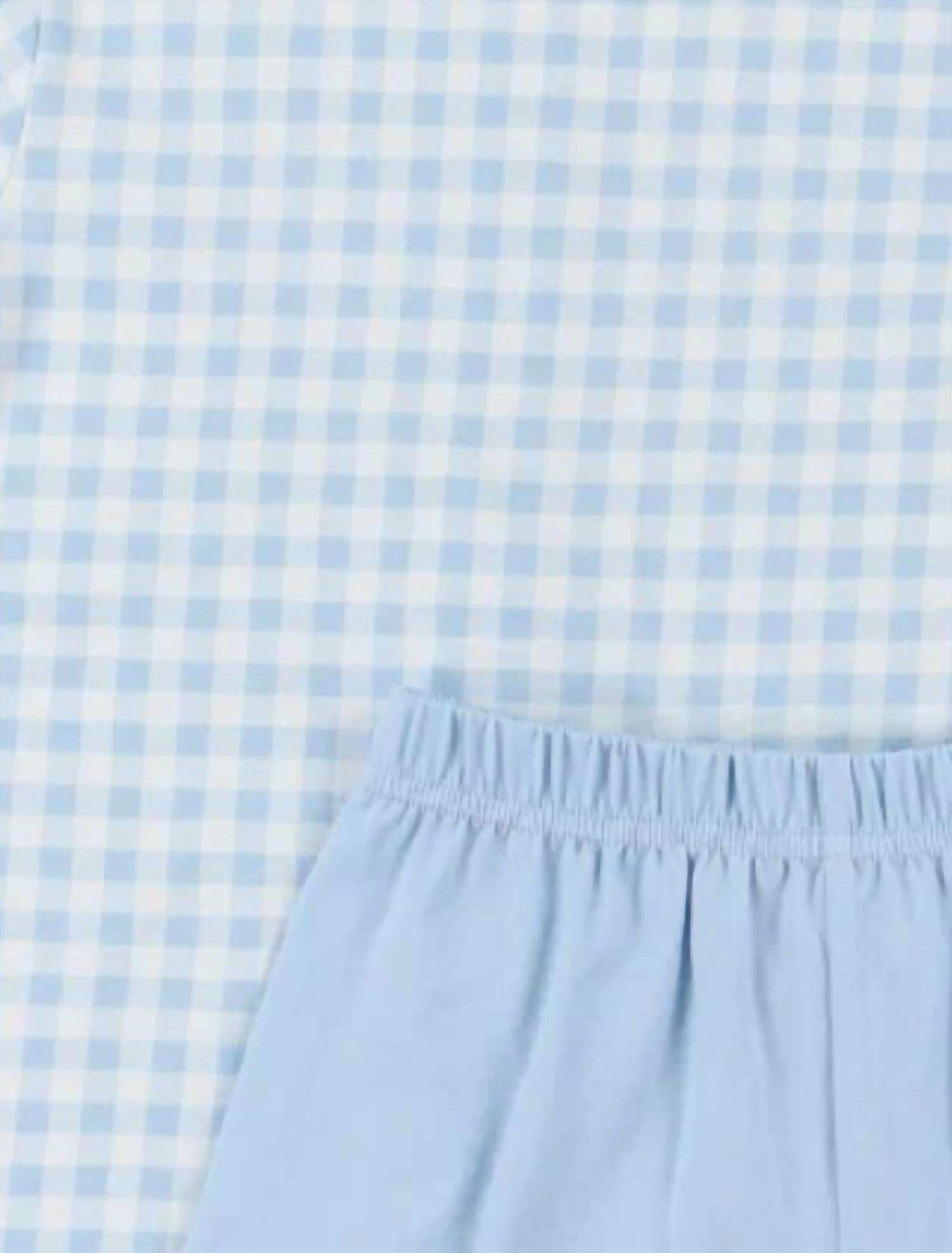 Cypress Row - Boys Classic Gingham Short Set