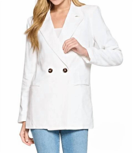 Fore Collection - Nicole Linen Blazer