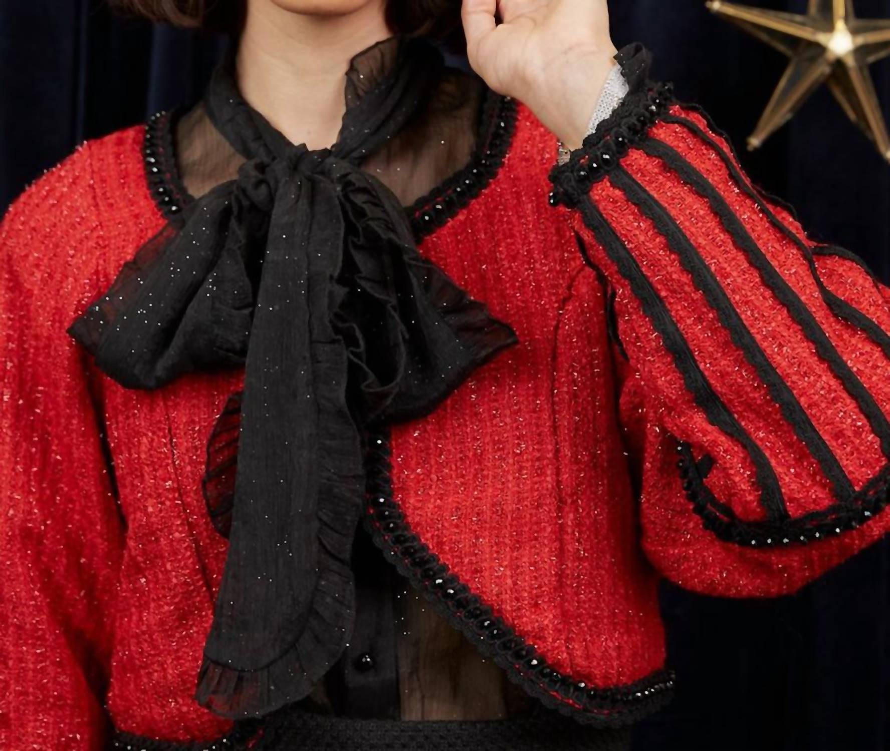 Sister Jane - Carina Tweed Cropped Jacket