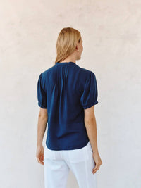 Bella Dahl - Short Sleeve Pintuck Blouse
