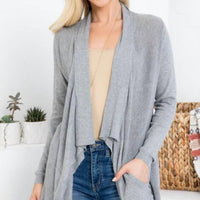 Miracle - Open Front Pocket Cardigan
