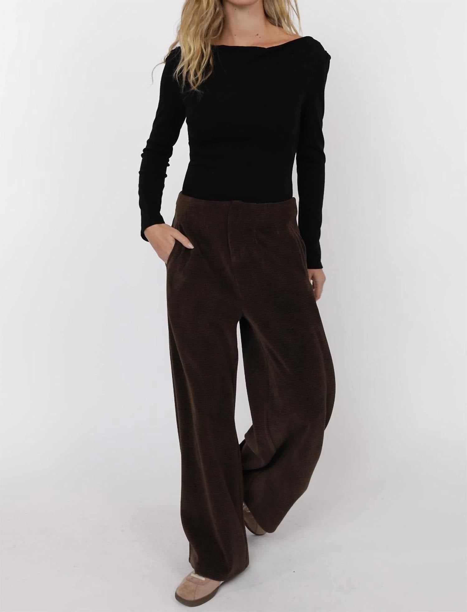 Sage The Label - Mystique Corduroy Wide Leg Pant