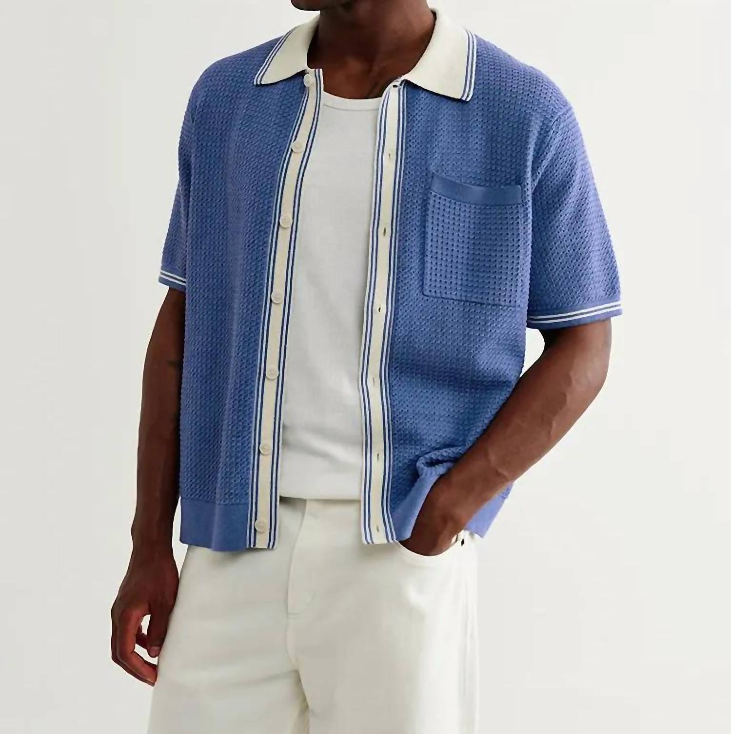 Wax London - Belle Knitted Polo Shirt