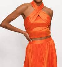 Hutch - Suri Ruched Halter Top