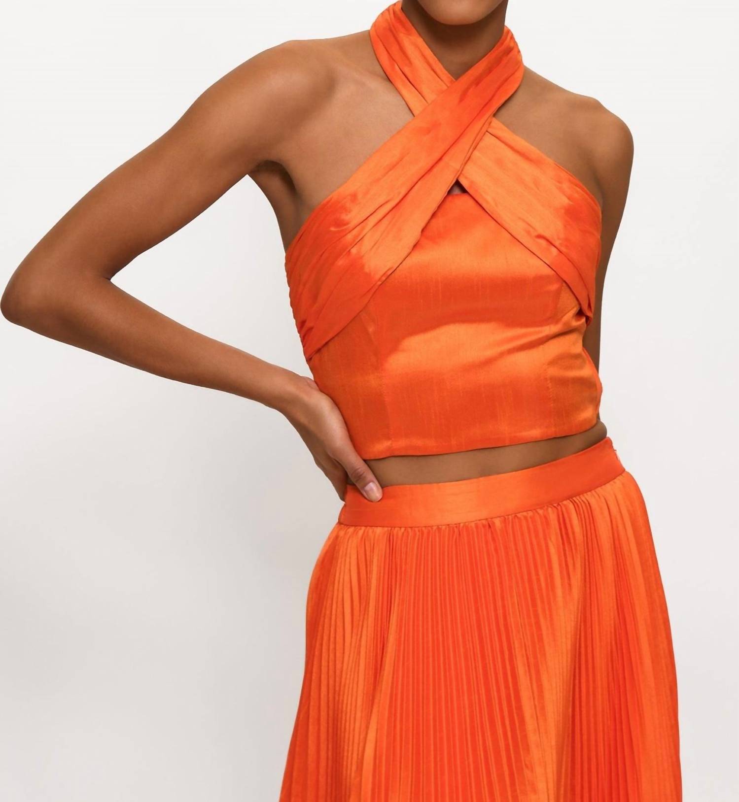 Hutch - Suri Ruched Halter Top
