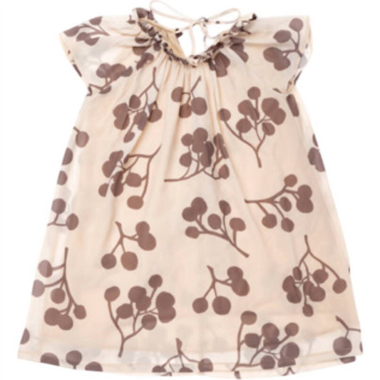 Omamimini - Girls' Tent Dress with Ruff Collar