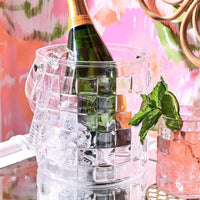 Two'S Company - Cube Acrylic Ice Bucket & Tongs