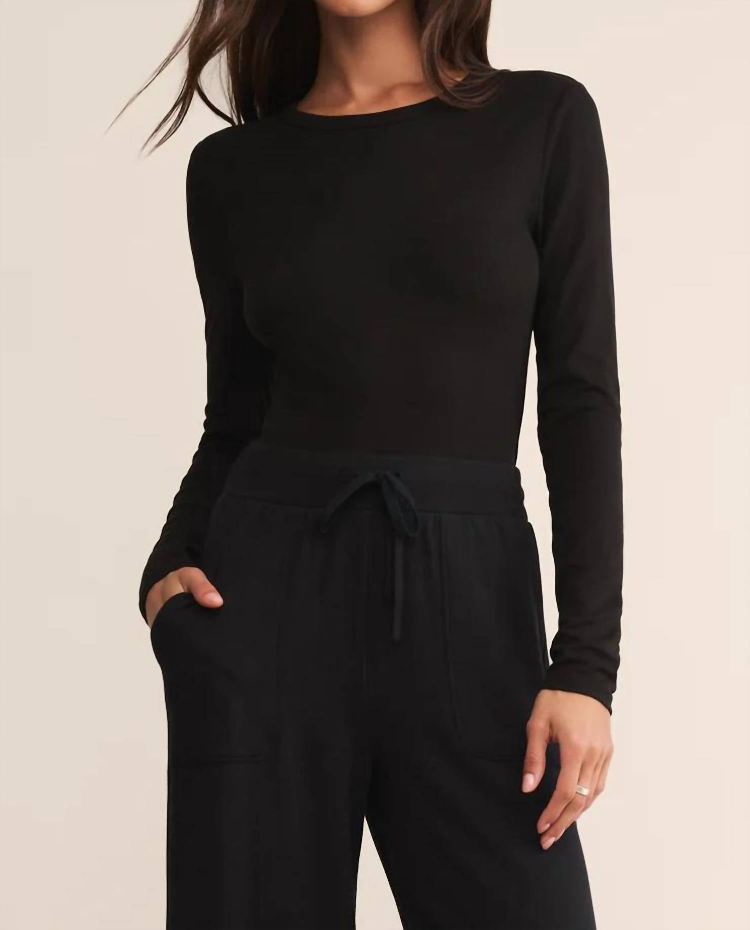 Z Supply - Second Skin Crew Long Sleeve Top