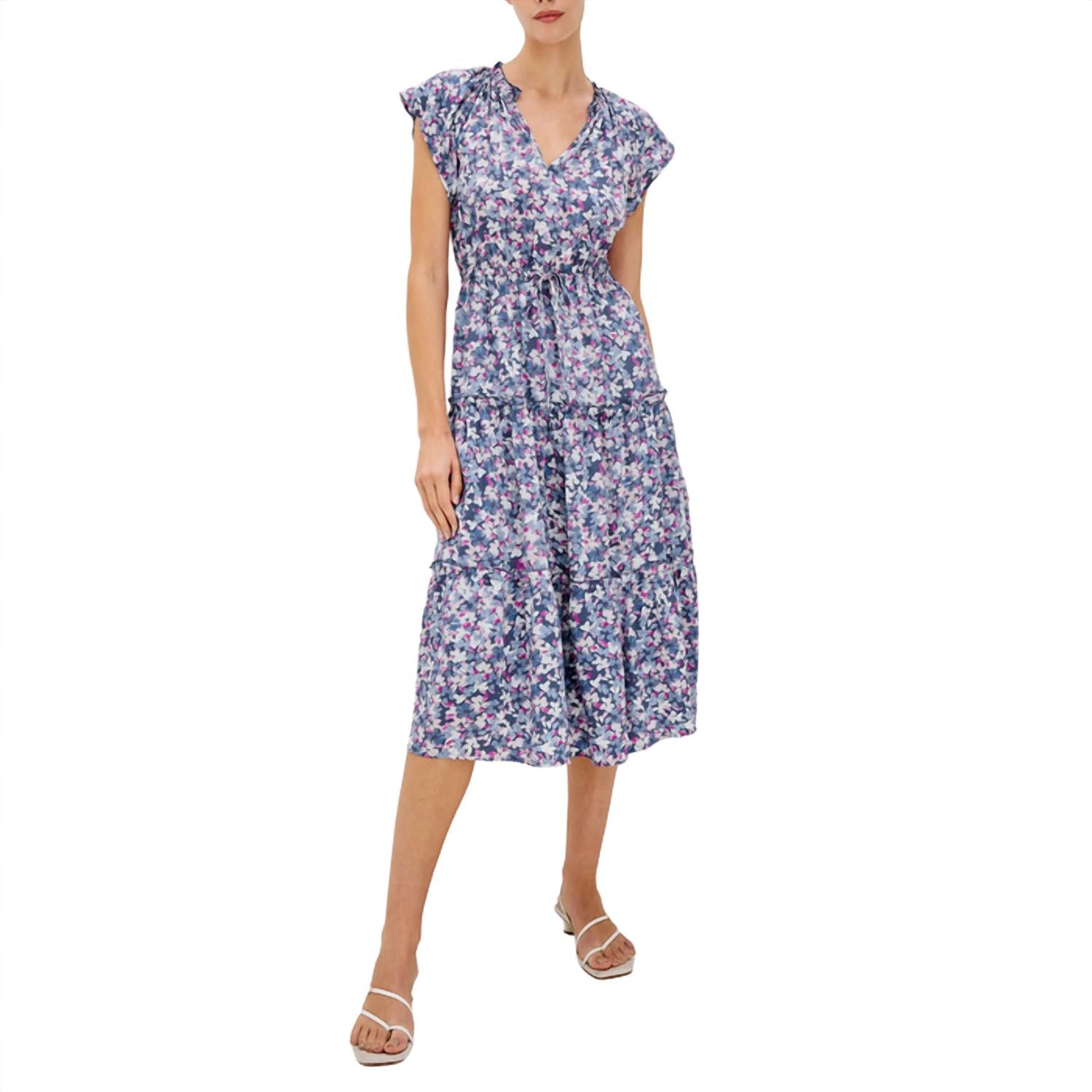 Rails Women's Juni Dress in blue blossom - women's dress - alternate view