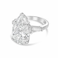 Diana M Jewels - Women's Pear Lab-Grown Diamond Ring (8.00 Ct) - Elegant Plus