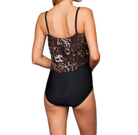 Longitude - Maneater Mesh Triple Tier One Piece Swimsuit