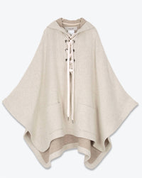 GOLDEN GOOSE Women's Manteaux Criss Cape in artic sand - women's jacket