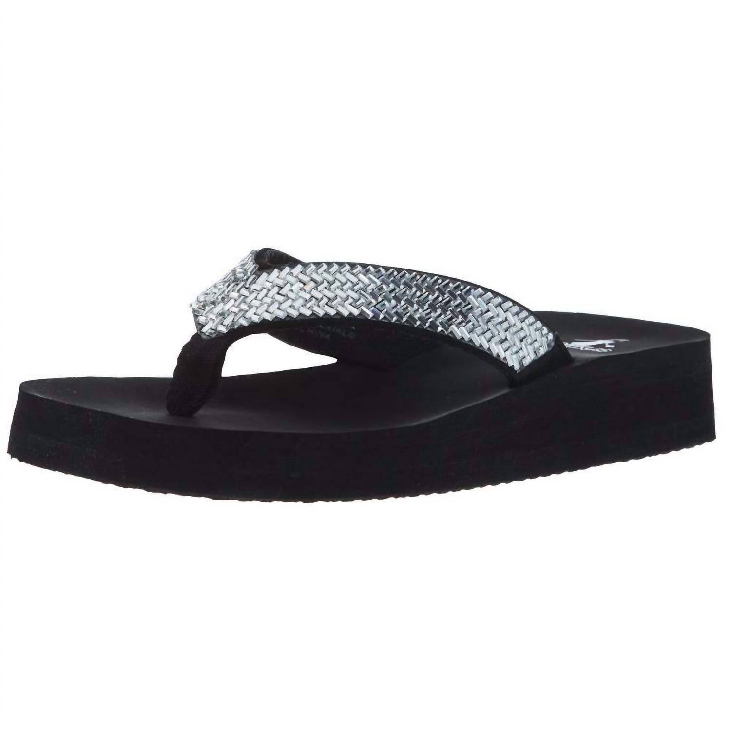 Corkys Footwear - Women's Donna Clear Rhinestone Flip Flop