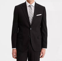 Nautica - Modern Fit Bi-stretch Pinstripe Suit Jacket And Pants