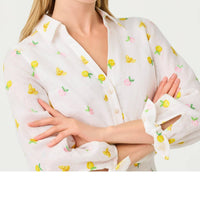 Lilly Pulitzer - Abralynn Embroidered Linen Shirtdress