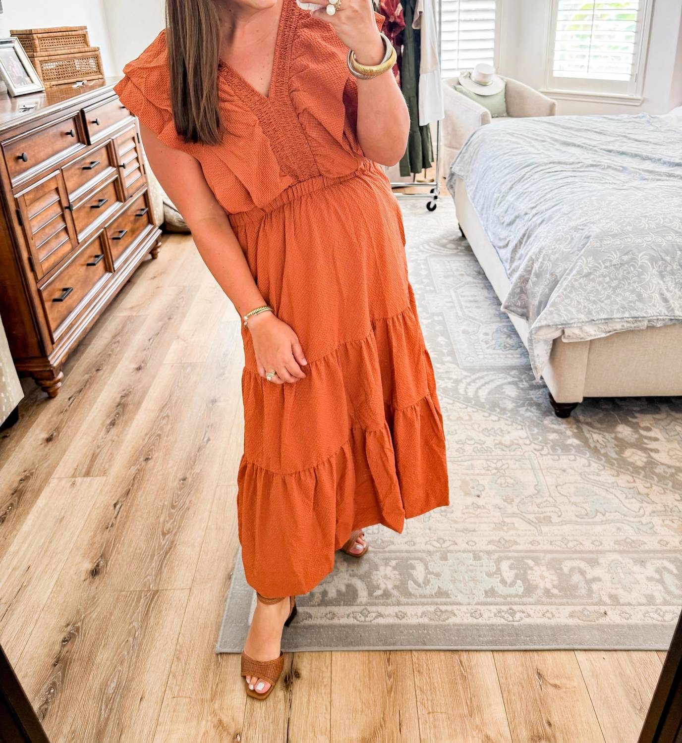 Thml - Ruffle Midi Dress