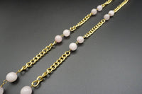 Standawt - Women's Rose Quartz Sunglasses Chain