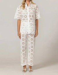 Miss June Paris - Sorbet Eyelet Pants