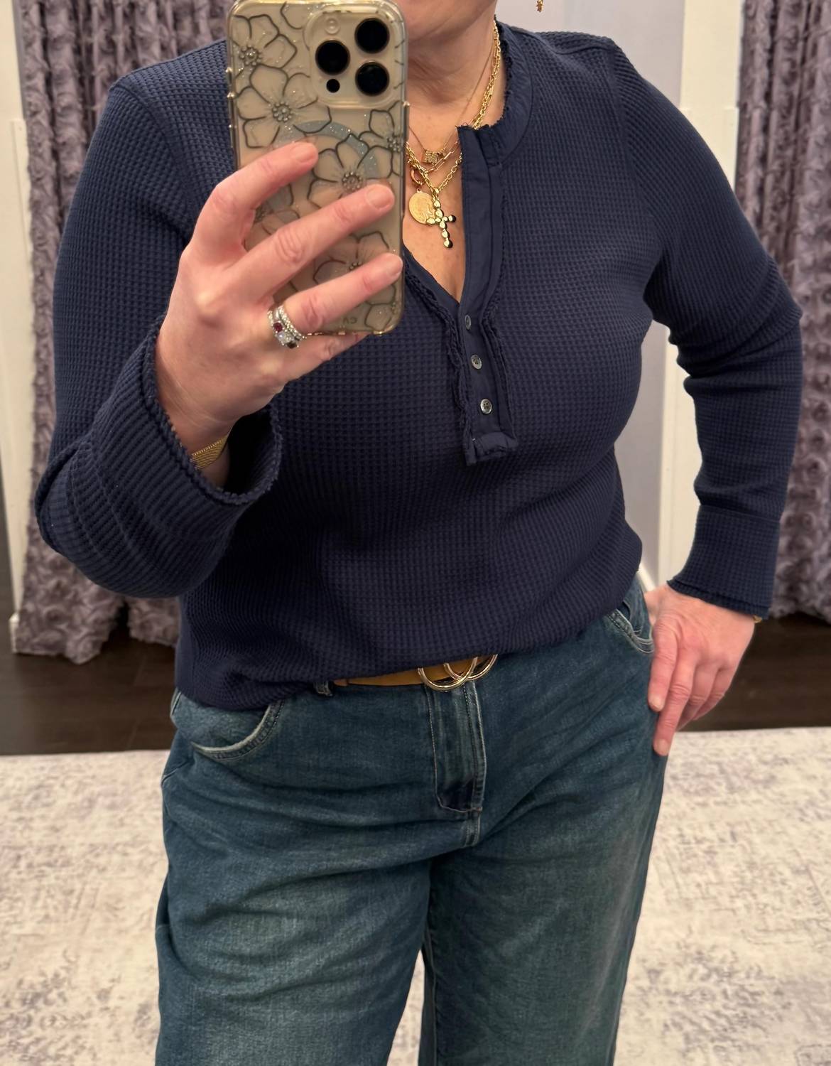 Dear John Denim - Luna Waffle Knit Top