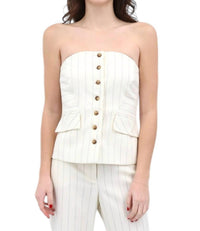 Iris Setlakwe - Striped Bustier