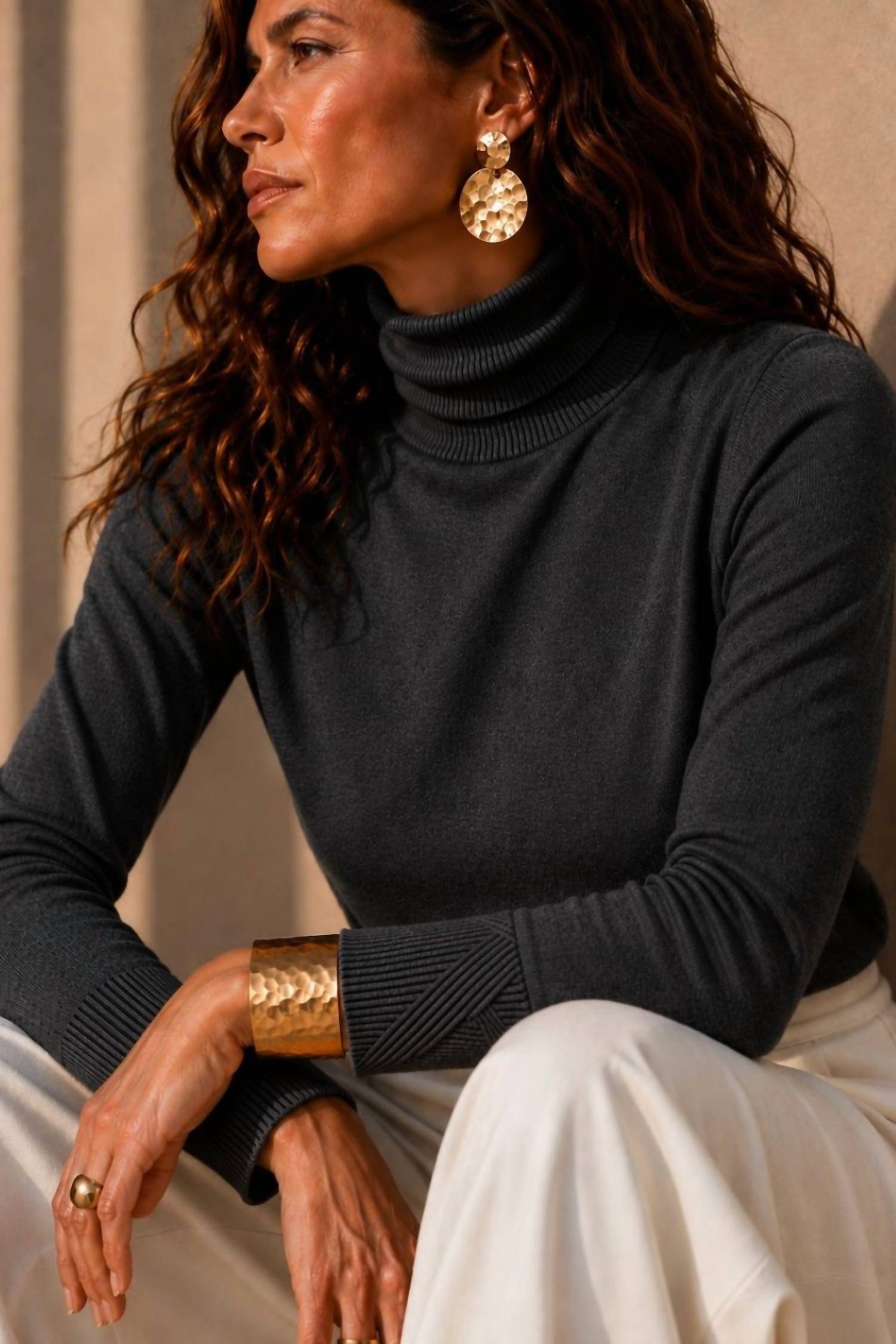 J'Envie/Eli - Women's Faye Turtleneck Sweater