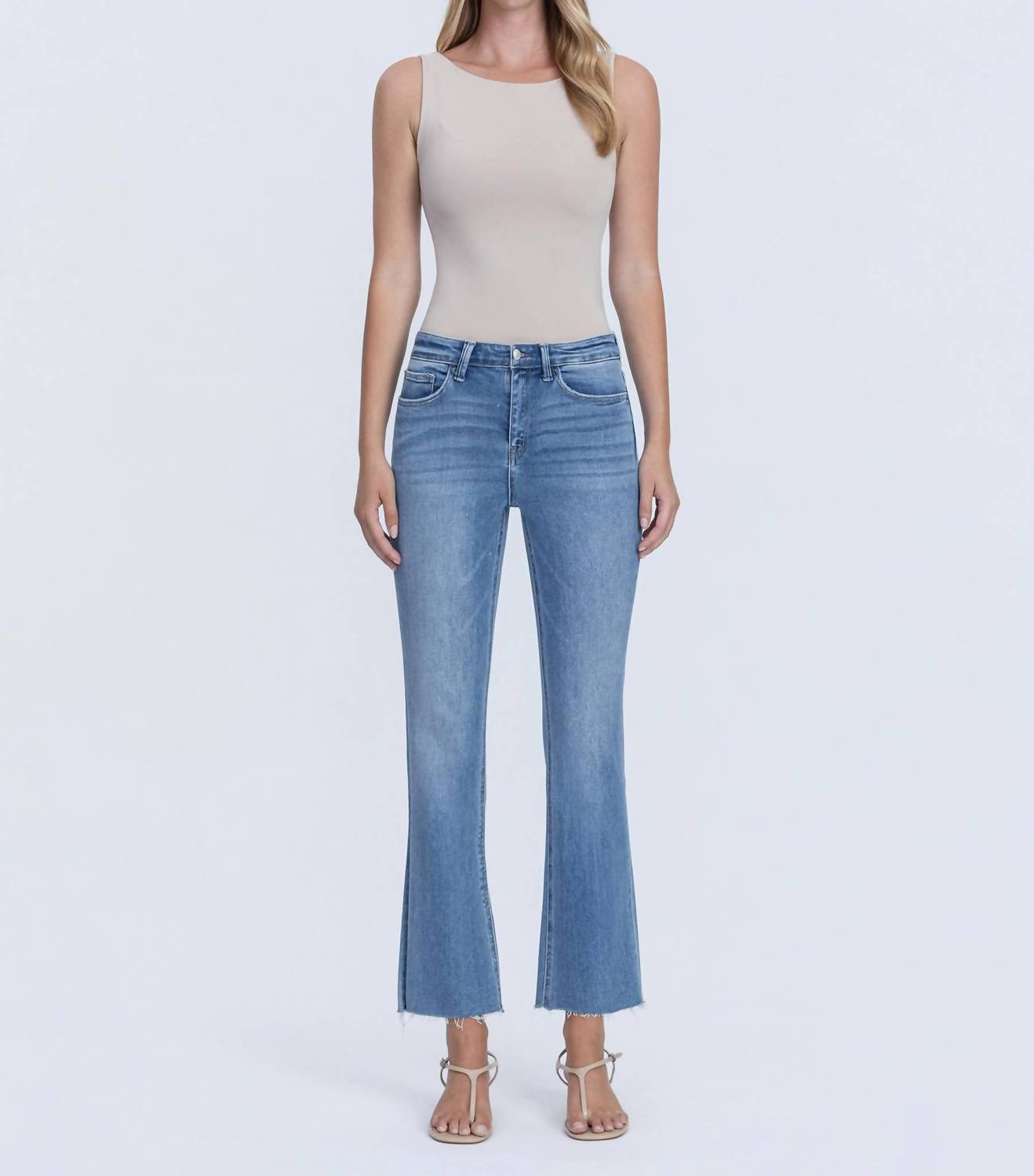 VERVET BY FLYING MONKEY Melia Jeans in reptar - women's jeans - alternate view