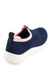 Andrea Women's Slip-on Sneakers in navy blue - women's sneaker - detail view